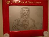 jesus etch a sketch